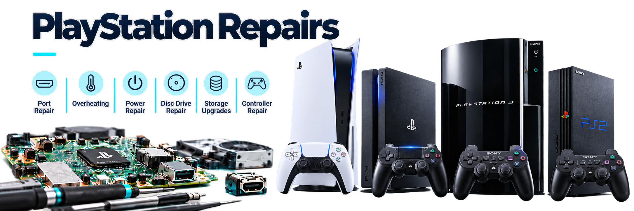 PlayStation repairs banner