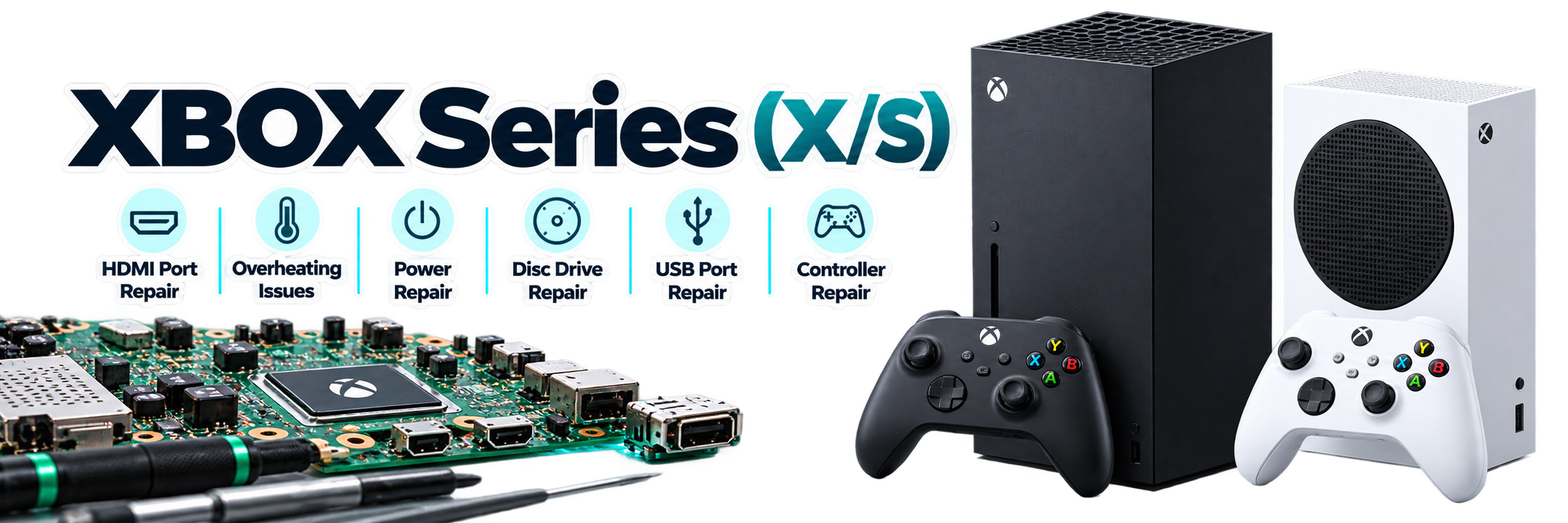 Xbox Series X repairs banner